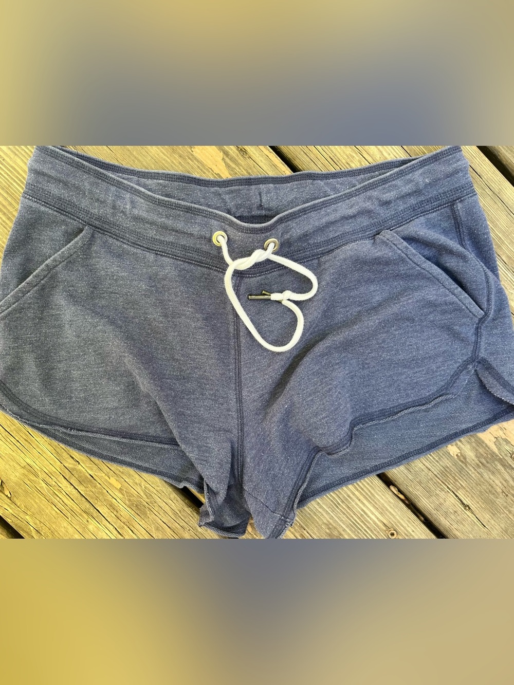 Mossimo Supply Co Navy Drawstring Lounge Shorts Size Large